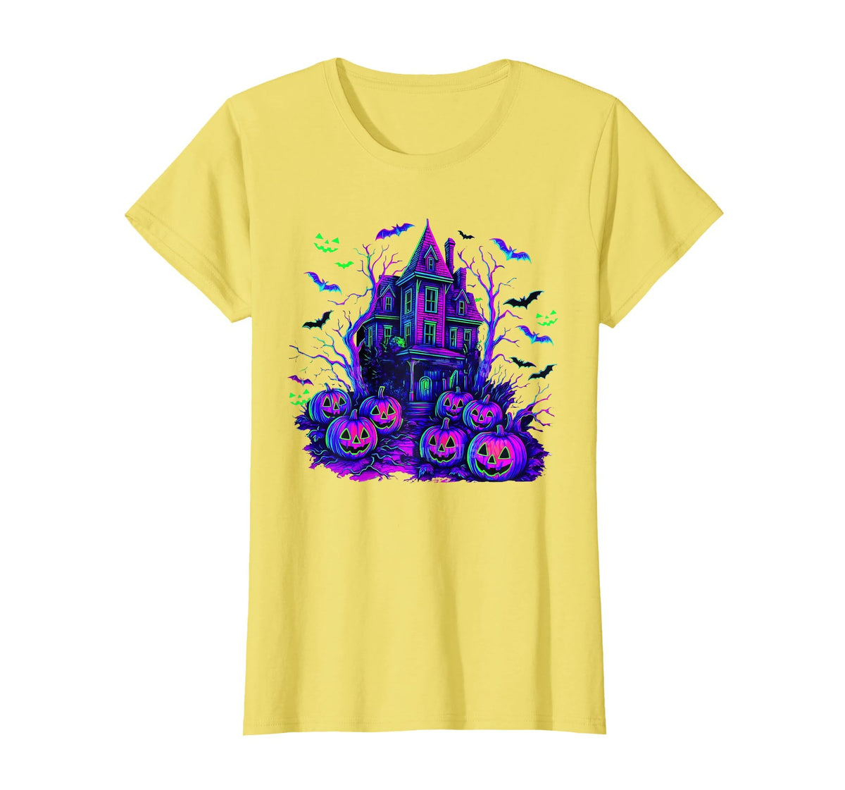 Vintage Halloween Spooky Scene Retro Pumpkin Scary Season T-Shirt