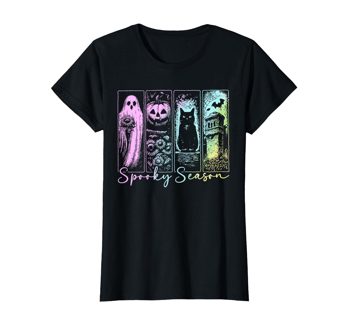 Vintage Halloween Horror Spooky Season T-Shirt