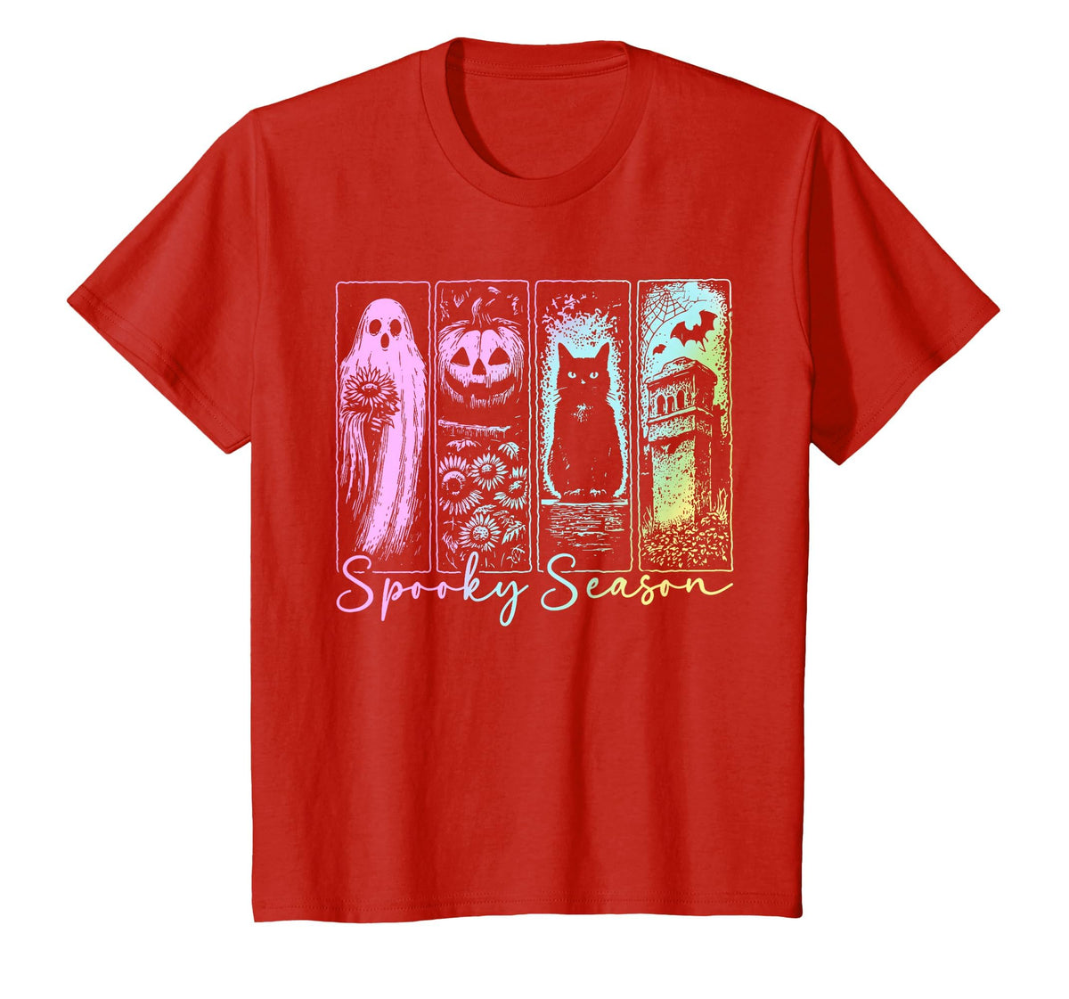 Vintage Halloween Horror Spooky Season T-Shirt