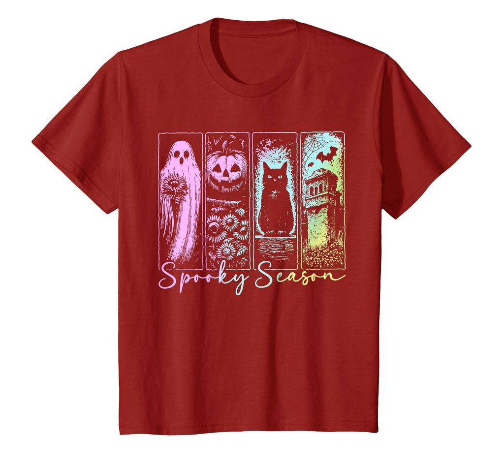 Vintage Halloween Horror Spooky Season T-Shirt