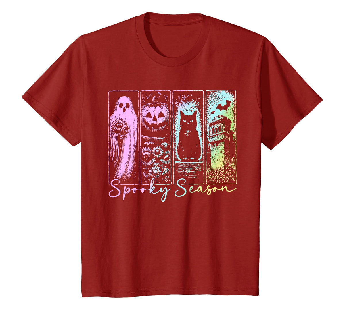 Vintage Halloween Horror Spooky Season T-Shirt