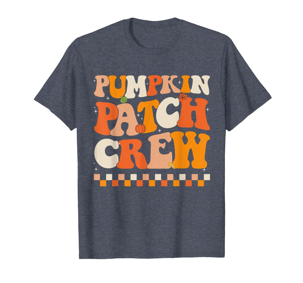 Groovy Pumpkin Patch Crew Pumpkin Patch Crew Fall Halloween T-Shirt