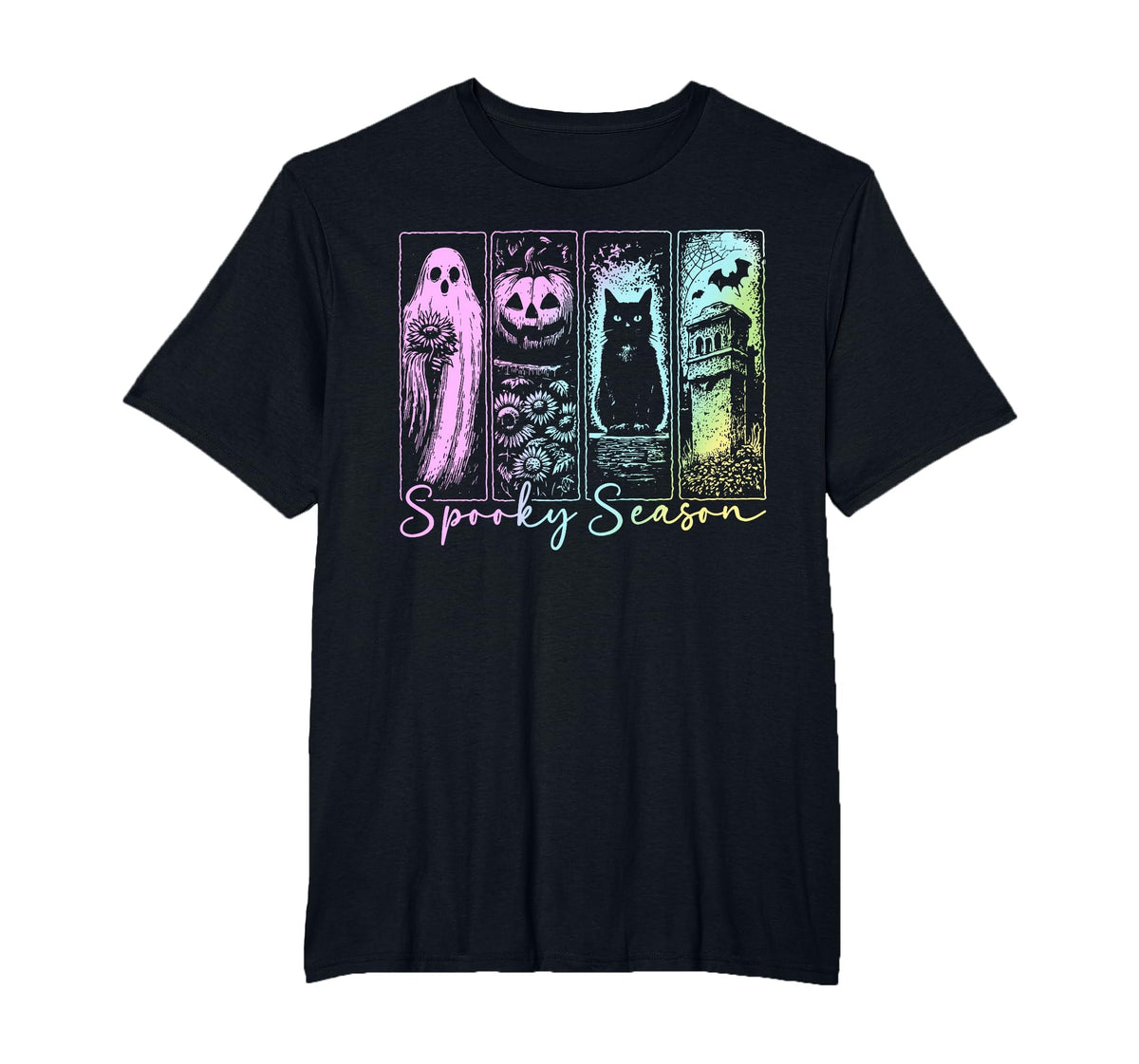 Vintage Halloween Horror Spooky Season T-Shirt