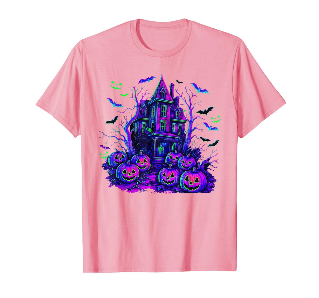 Vintage Halloween Spooky Scene Retro Pumpkin Scary Season T-Shirt