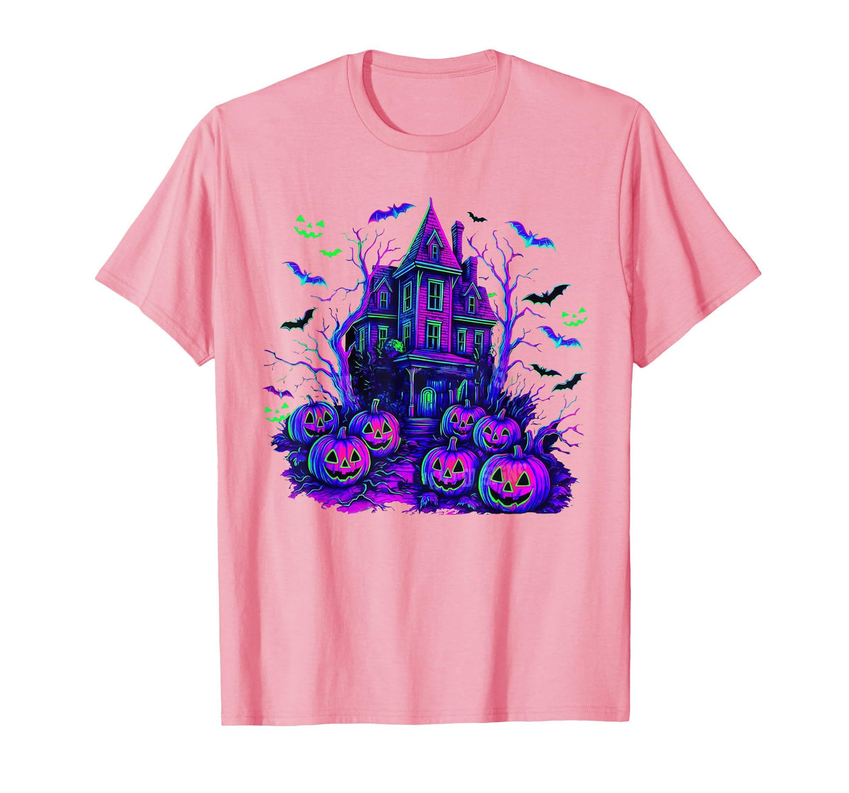 Vintage Halloween Spooky Scene Retro Pumpkin Scary Season T-Shirt