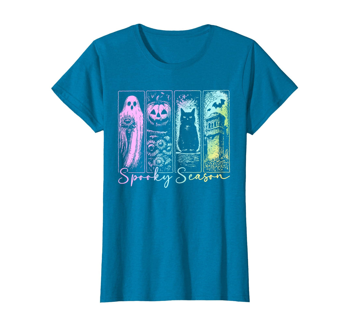 Vintage Halloween Horror Spooky Season T-Shirt