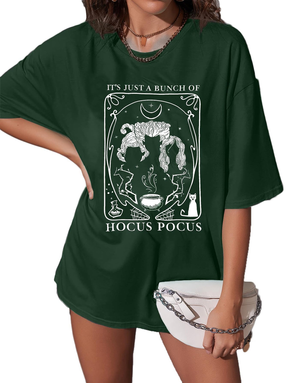 Vintage Halloween Shirt Women Oversized Spooky Shirts Monster Ghost Tee Top