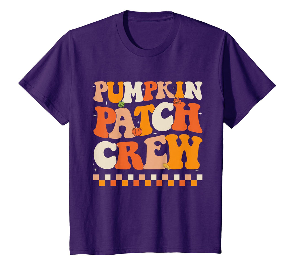 Groovy Pumpkin Patch Crew Pumpkin Patch Crew Fall Halloween T-Shirt