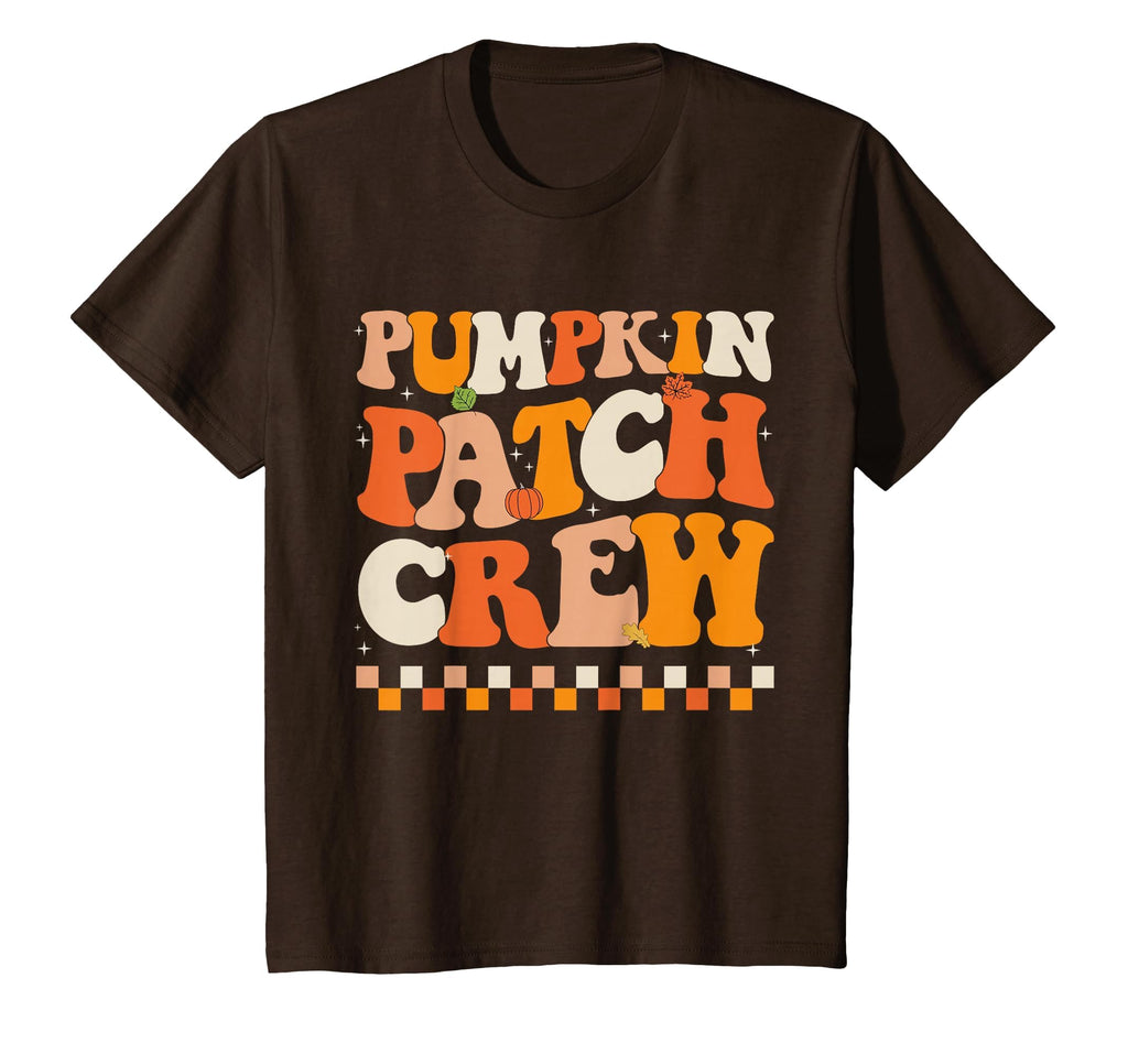 Groovy Pumpkin Patch Crew Pumpkin Patch Crew Fall Halloween T-Shirt