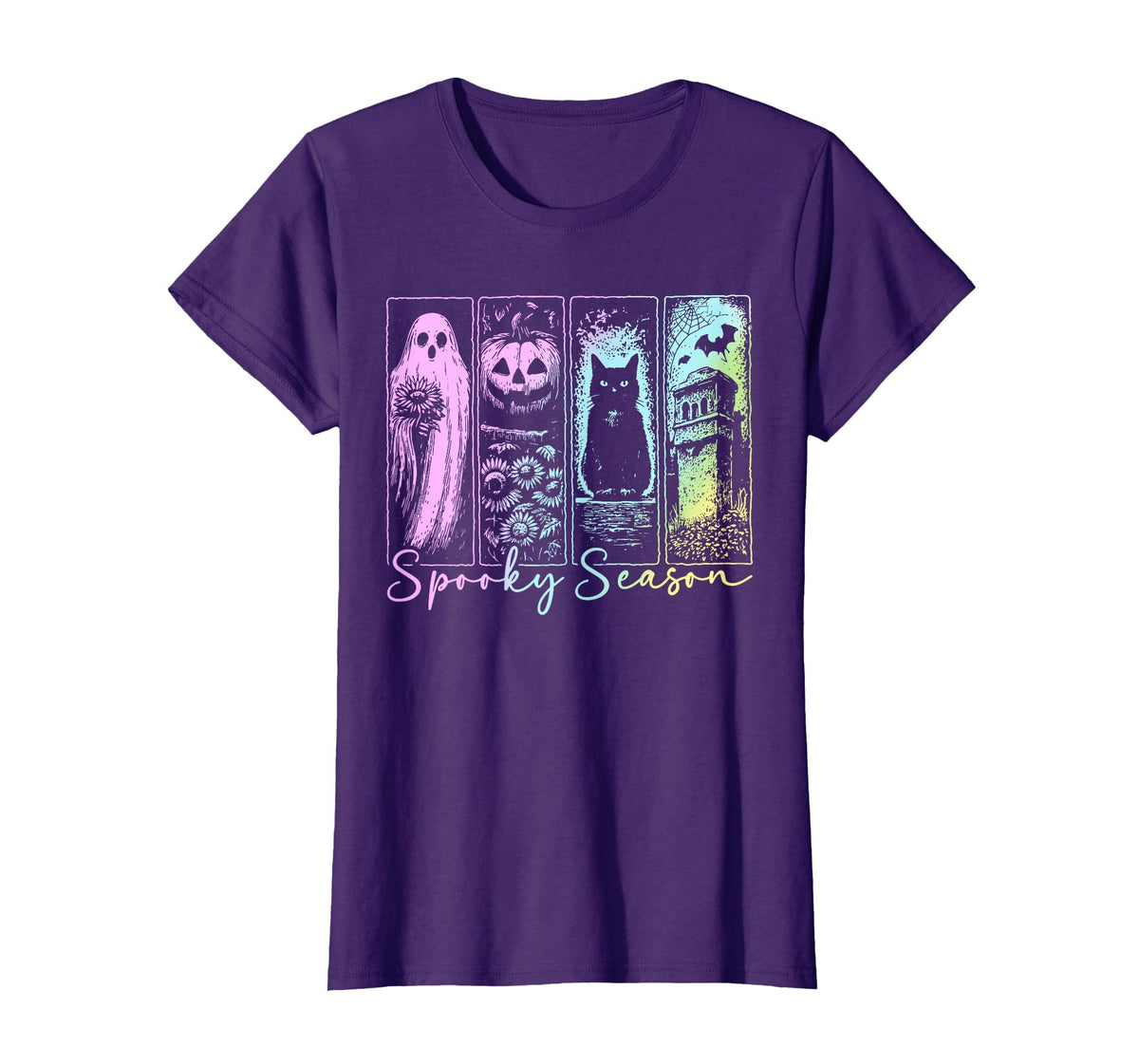Vintage Halloween Horror Spooky Season T-Shirt