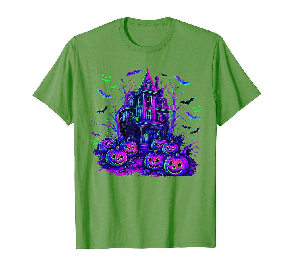 Vintage Halloween Spooky Scene Retro Pumpkin Scary Season T-Shirt