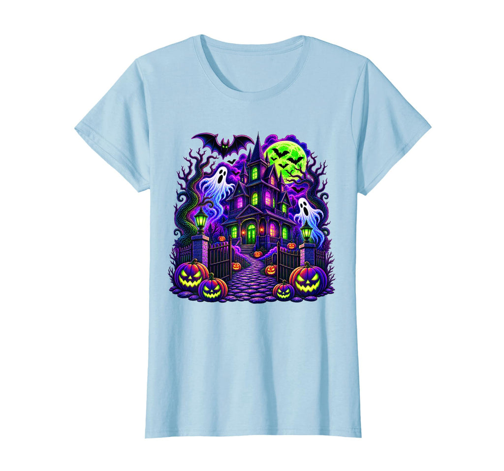 Vintage Halloween Spooky Scene Pumpkin Scary Costume Graphic T-Shirt
