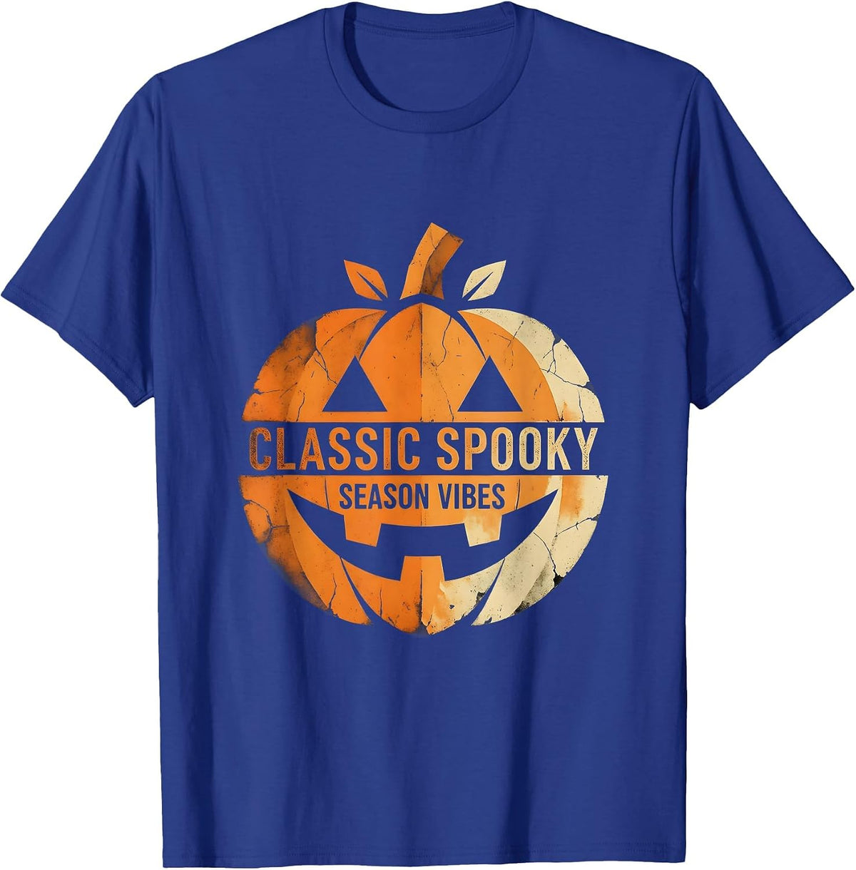 Classic Spooky Season Vibes Vintage Halloween Design T-Shirt