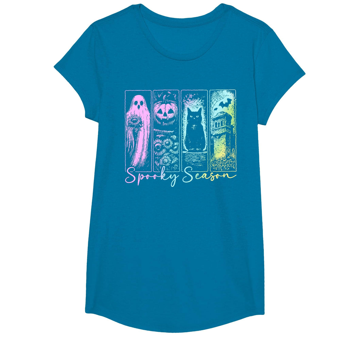 Vintage Halloween Horror Spooky Season T-Shirt