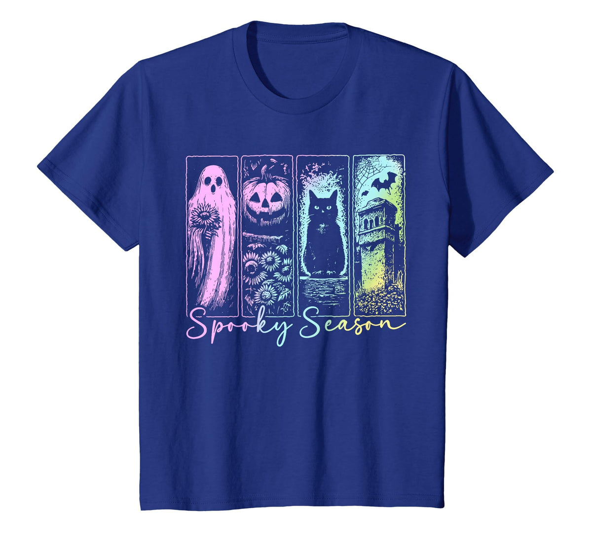 Vintage Halloween Horror Spooky Season T-Shirt