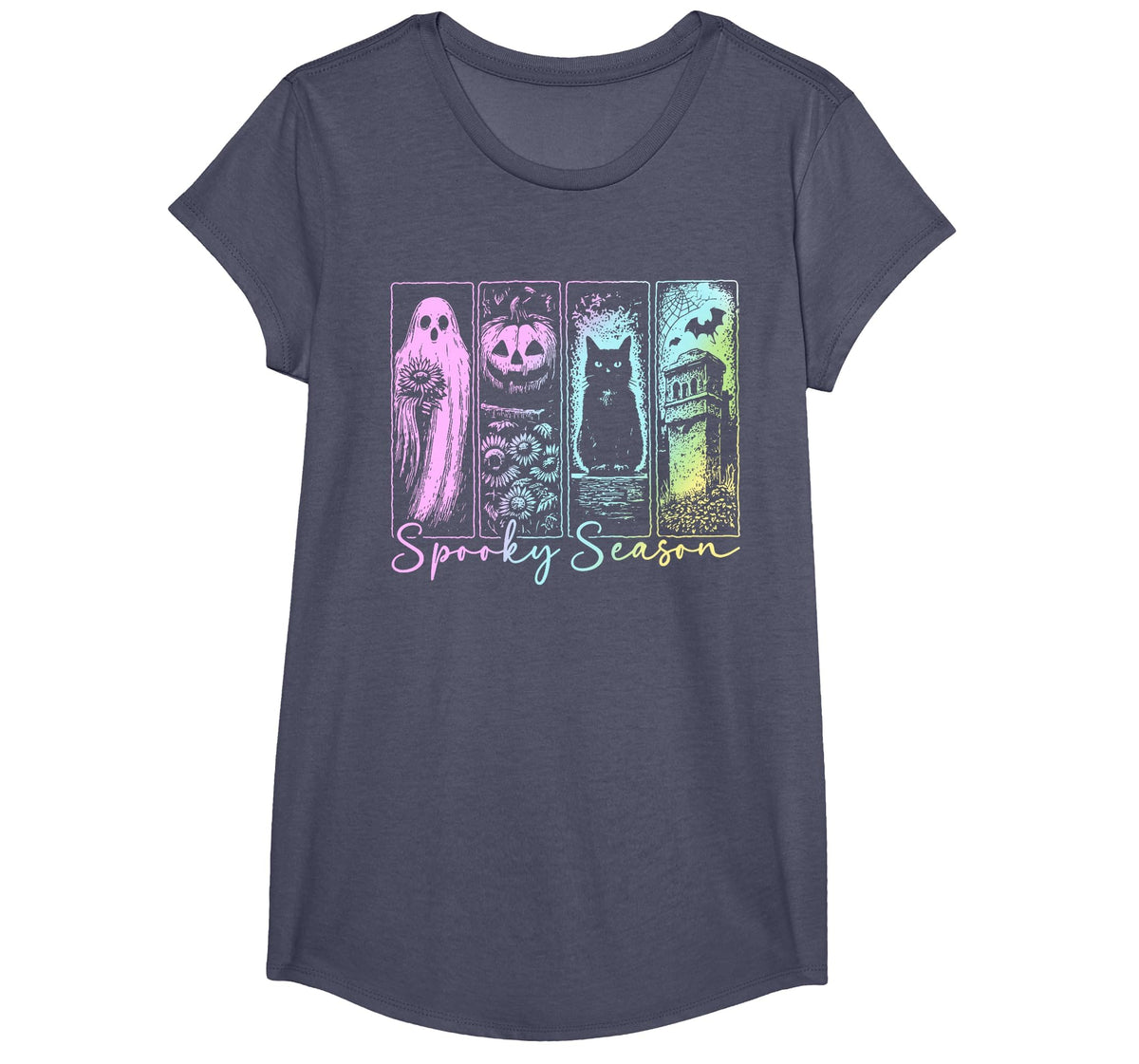 Vintage Halloween Horror Spooky Season T-Shirt