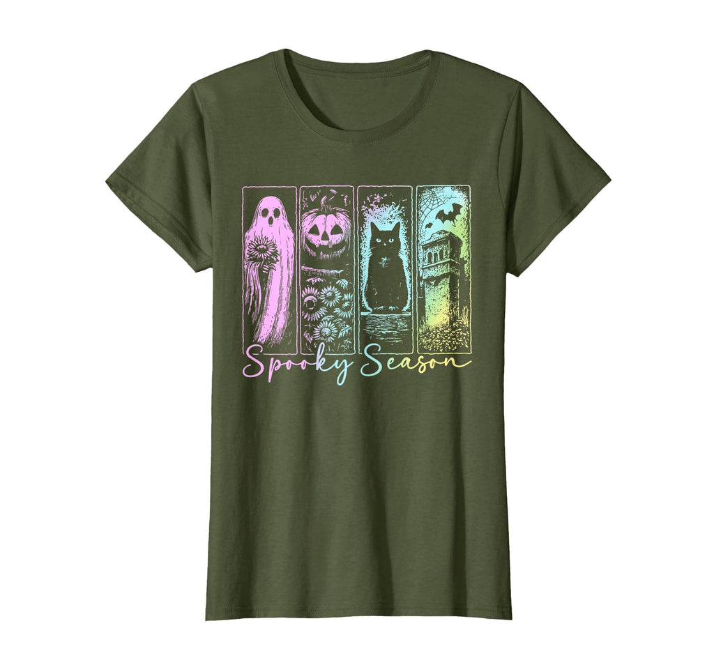 Vintage Halloween Horror Spooky Season T-Shirt