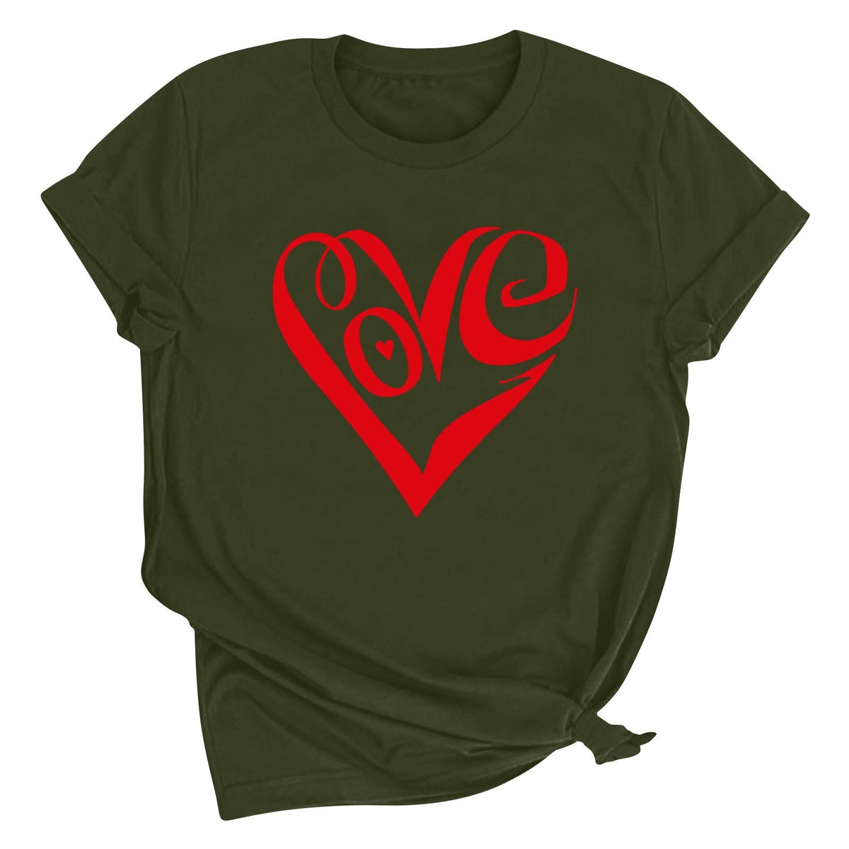 Tbopshirt Valentine's Day T-Shirts for Women Short Sleeve Graphic Tees, Plus Size Womens Tops,Valentines Day Fashion Printed T-shirt S-XXXL