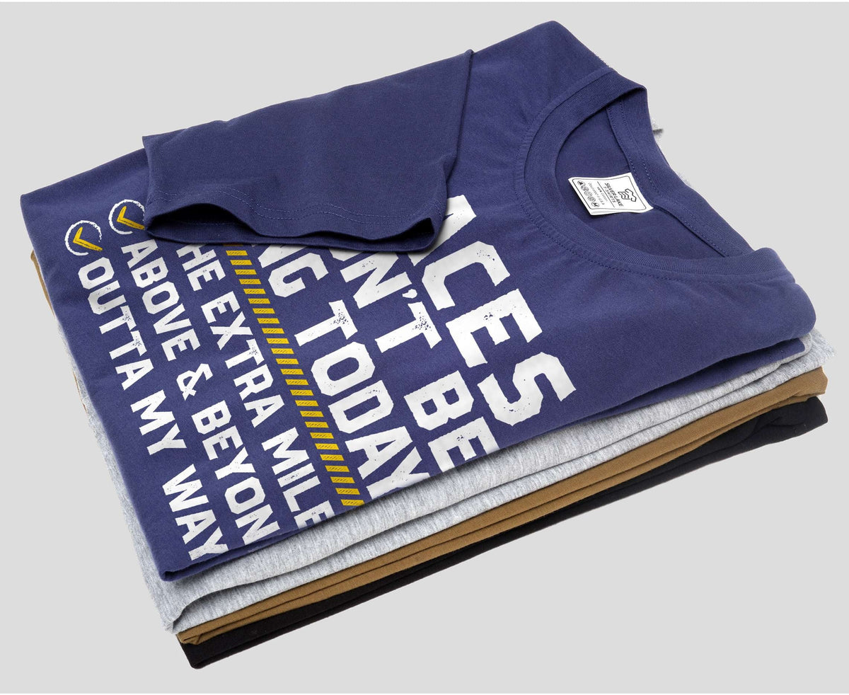 Places I Won't Be Going Today Shirt, Funny Work Shirt, Sarcastic humorous tee (Large Black)