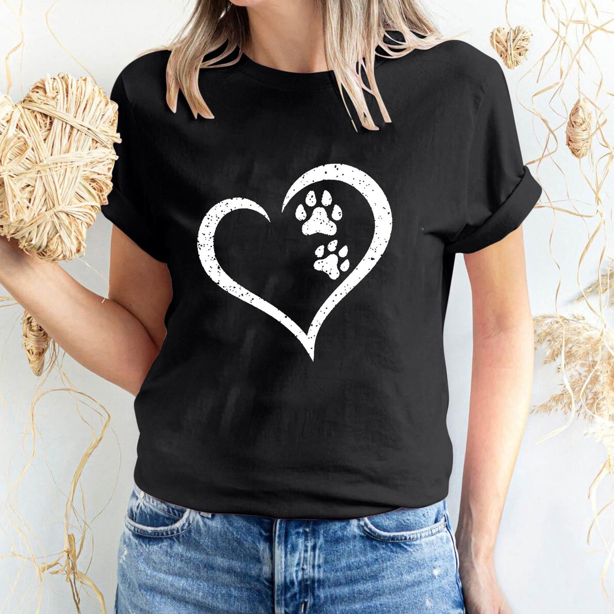 Kayannuo Valentine's Day Womens Graphic Tees Love Heart Printed Womens T Shirts Womens Work Tops Girls Short Sleeve Out Blouse Letter Print Gift Shirt T-Shirt Tops