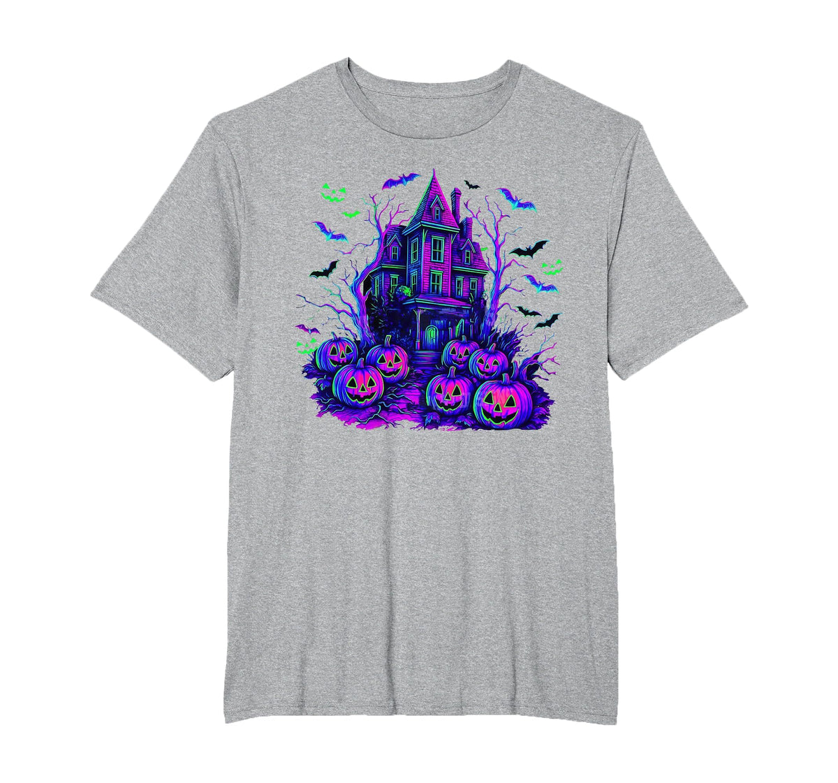 Vintage Halloween Spooky Scene Retro Pumpkin Scary Season T-Shirt