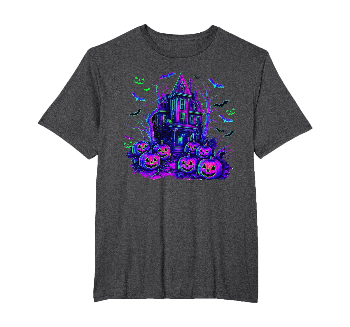 Vintage Halloween Spooky Scene Retro Pumpkin Scary Season T-Shirt