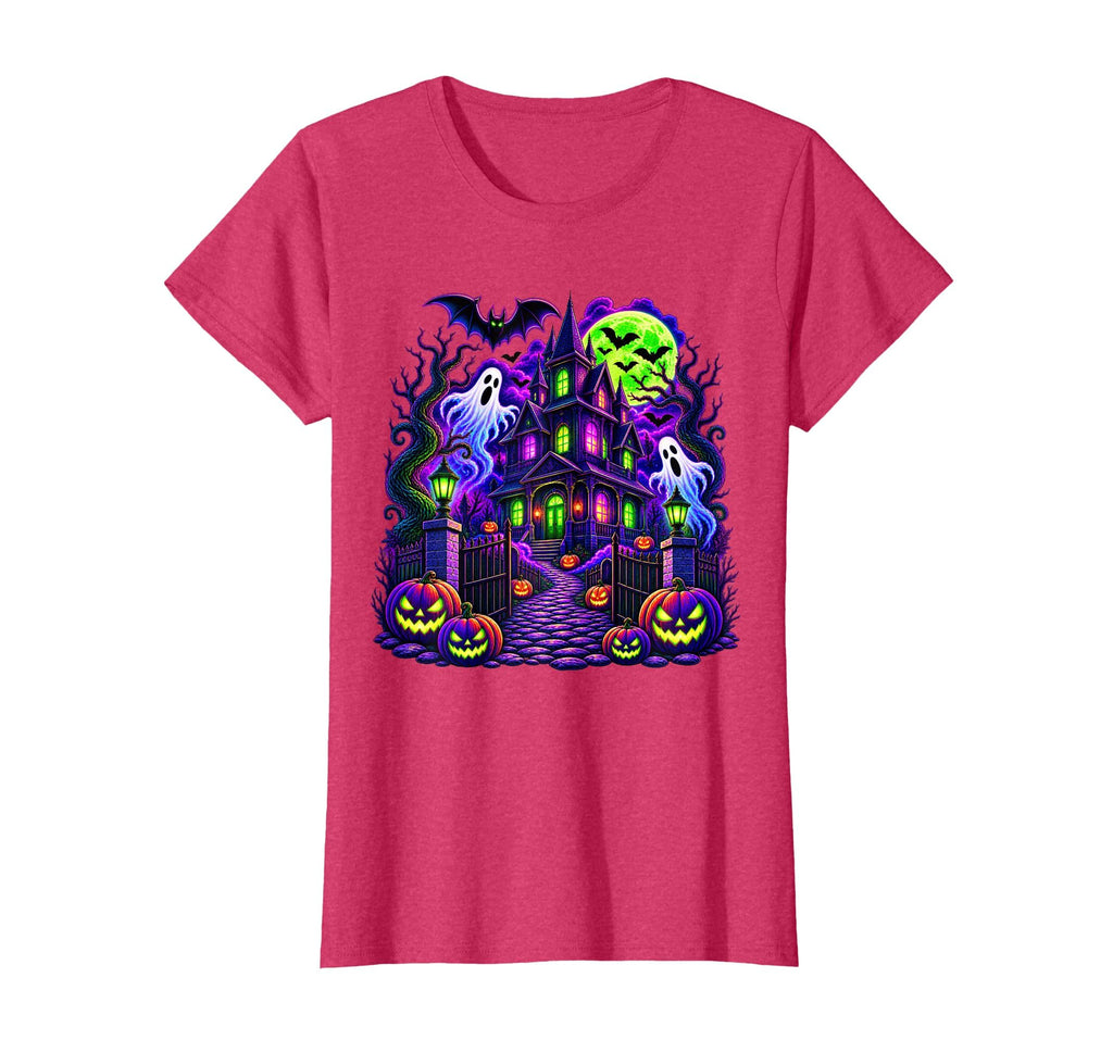 Vintage Halloween Spooky Scene Pumpkin Scary Costume Graphic T-Shirt