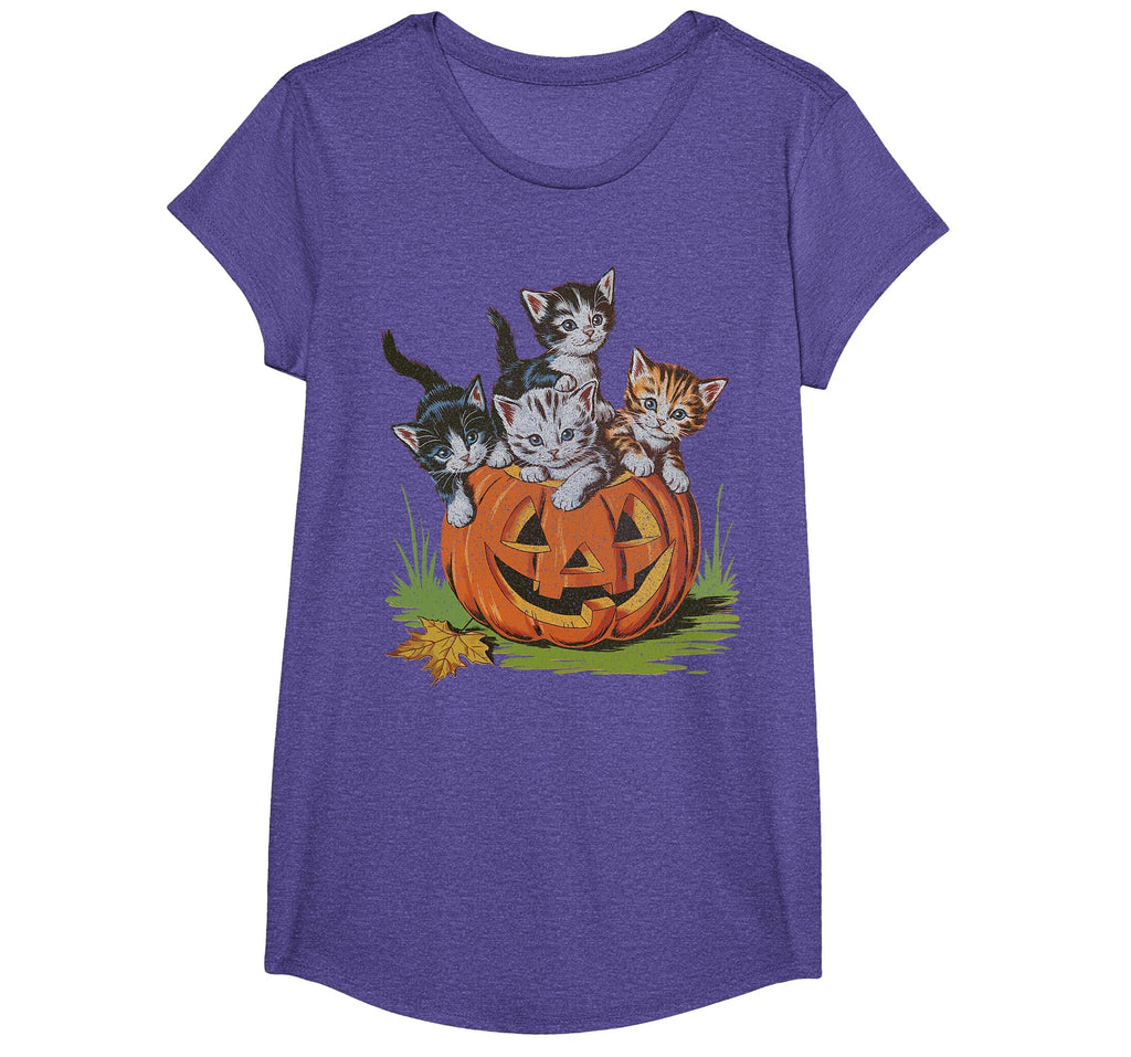 Halloween Vintage 90s Cat Pumpkin Spooky Season Men Women T-Shirt