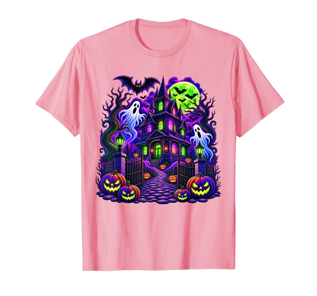 Vintage Halloween Spooky Scene Pumpkin Scary Costume Graphic T-Shirt