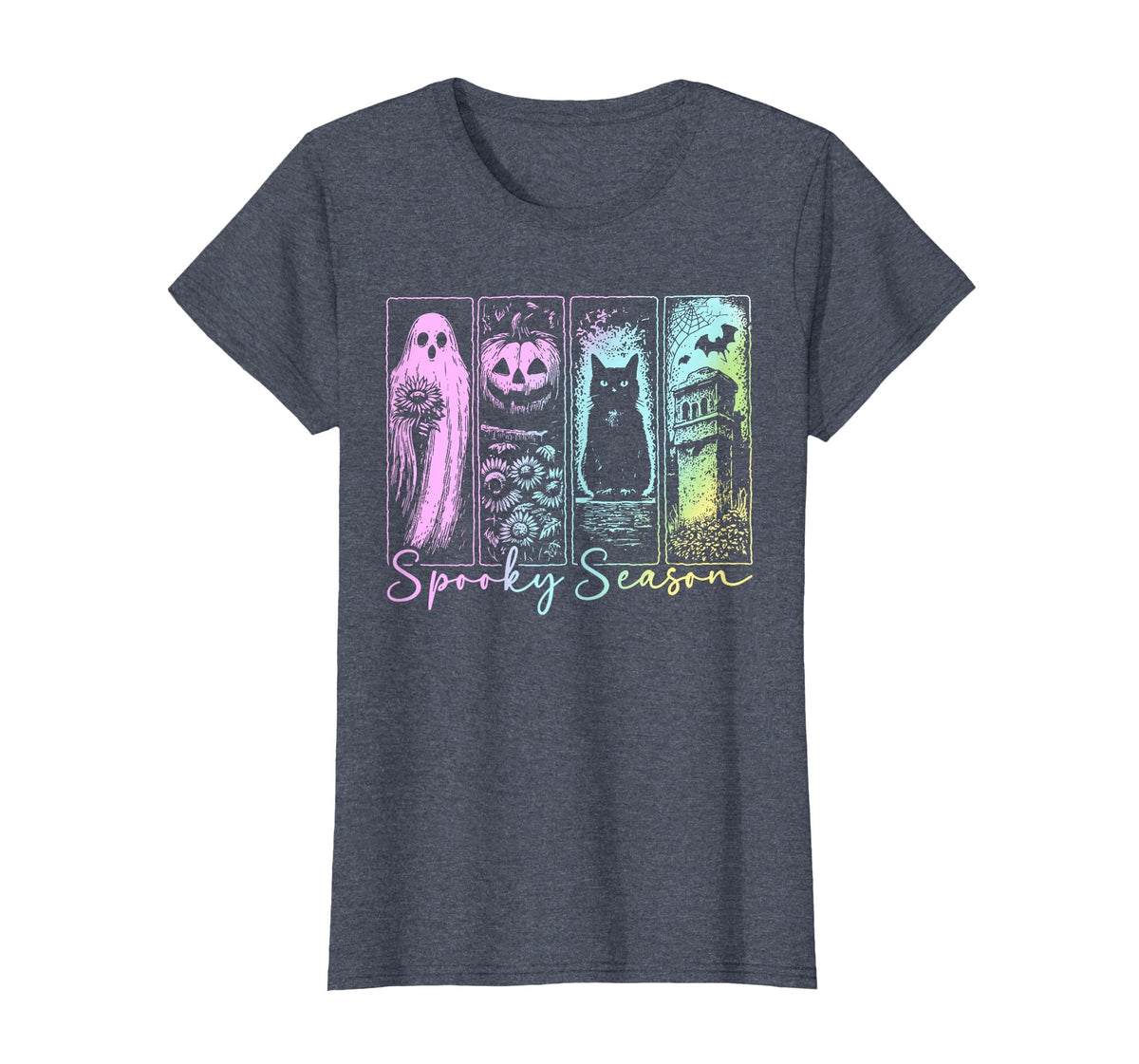 Vintage Halloween Horror Spooky Season T-Shirt