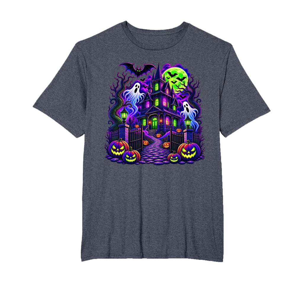 Vintage Halloween Spooky Scene Pumpkin Scary Costume Graphic T-Shirt