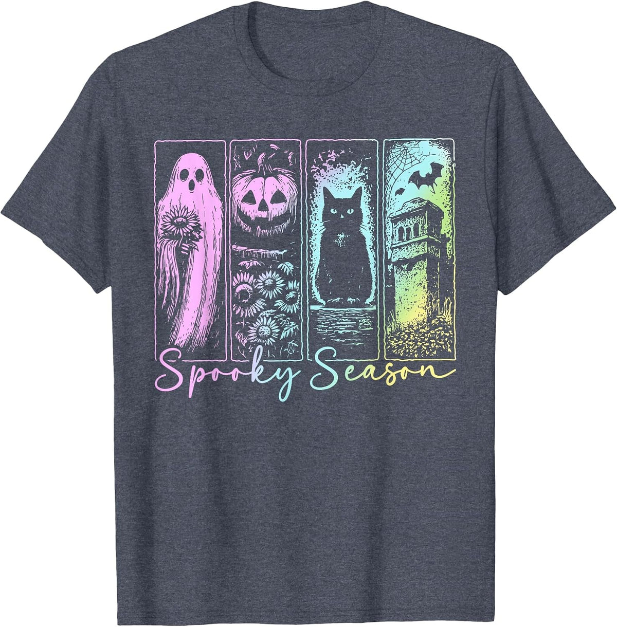 Vintage Halloween Horror Spooky Season T-Shirt