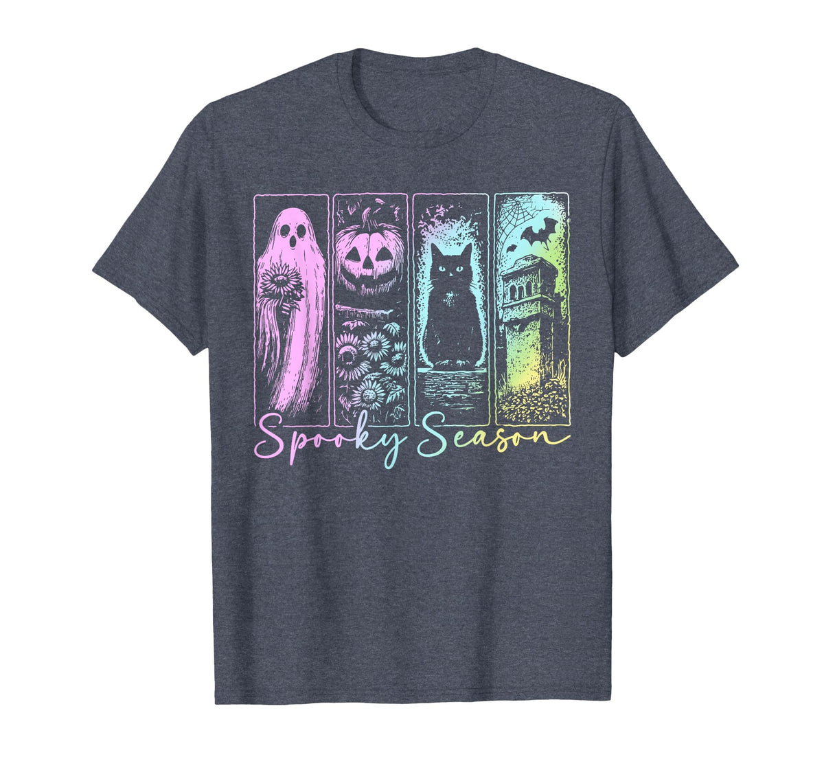 Vintage Halloween Horror Spooky Season T-Shirt