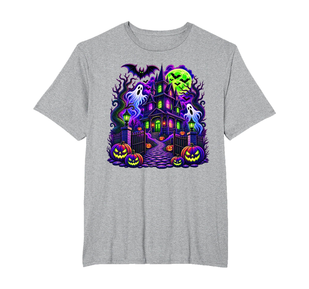 Vintage Halloween Spooky Scene Pumpkin Scary Costume Graphic T-Shirt