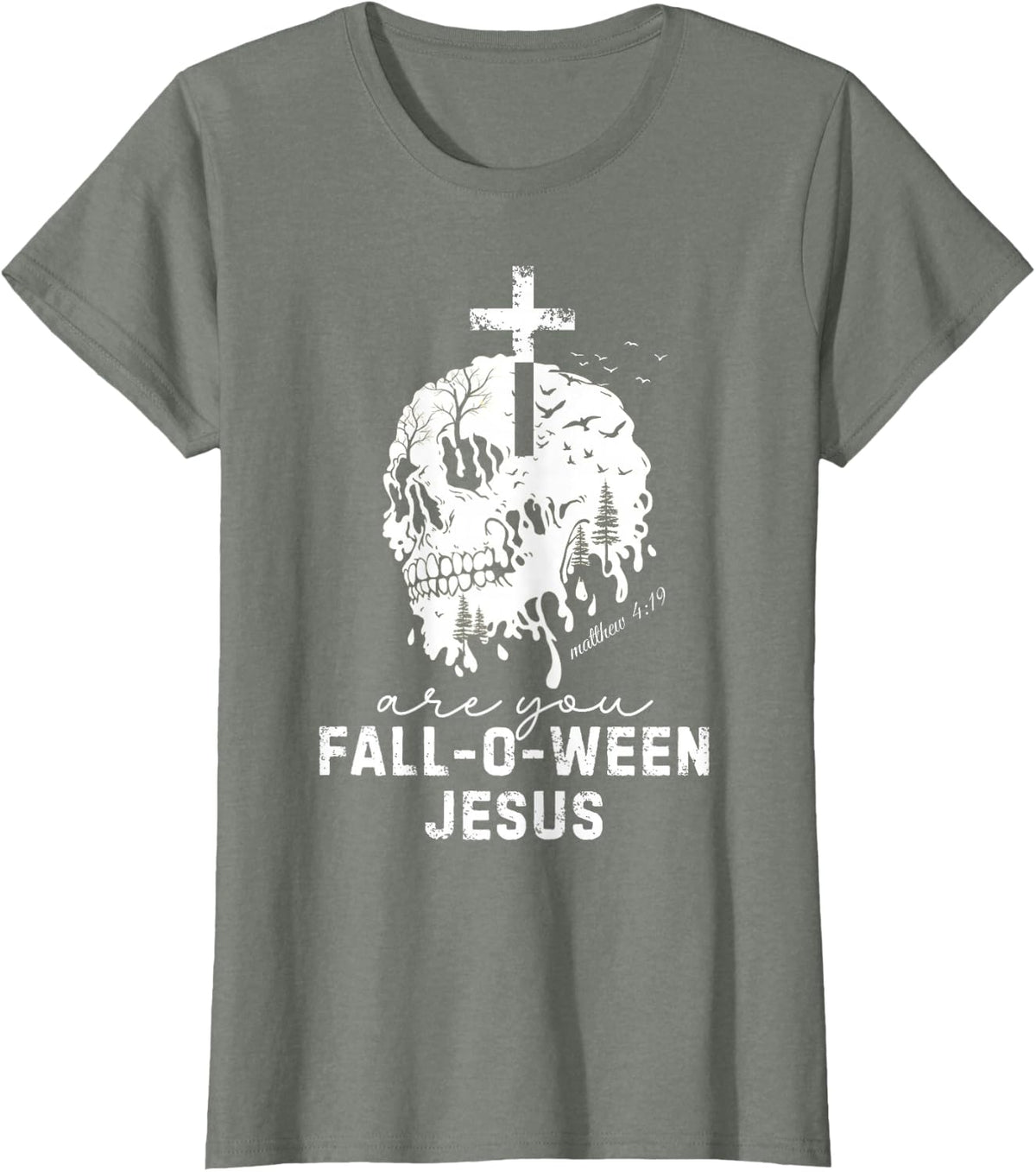are You Falloween Jesus Halloween Spooky Season T-Shirt