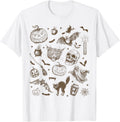 Halloween Vintage 90s Witchy Aesthetic Cute Retro Graphic T-Shirt