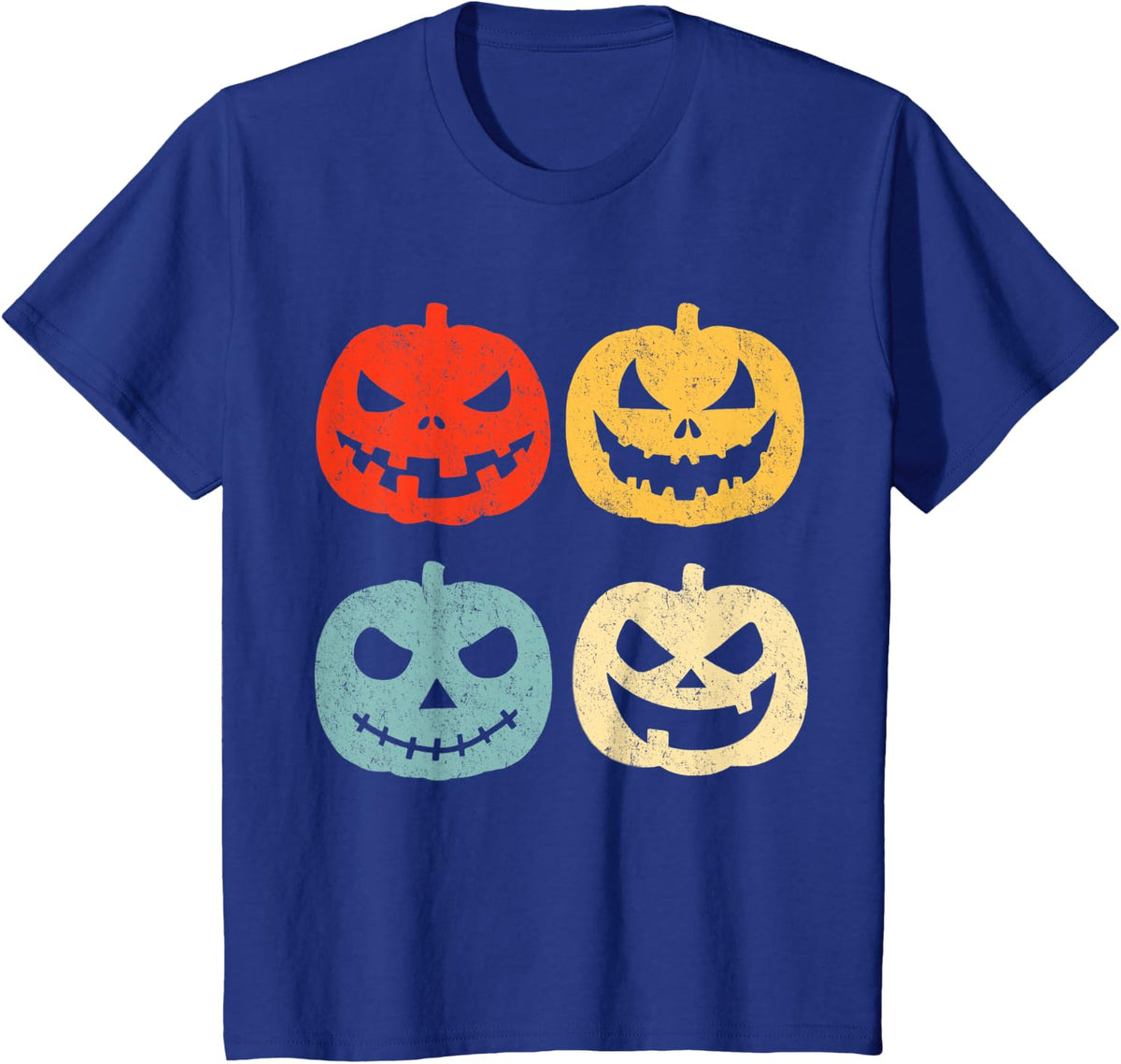 Vintage Halloween Pumpkin Women, Men, Kids, Funny Retro Gift T-Shirt