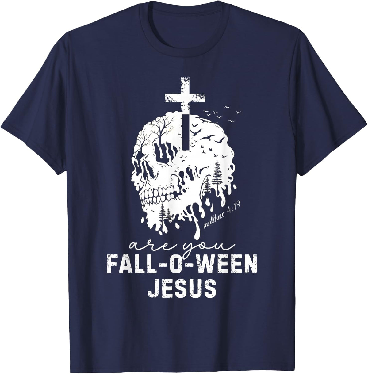are You Falloween Jesus Halloween Spooky Season T-Shirt