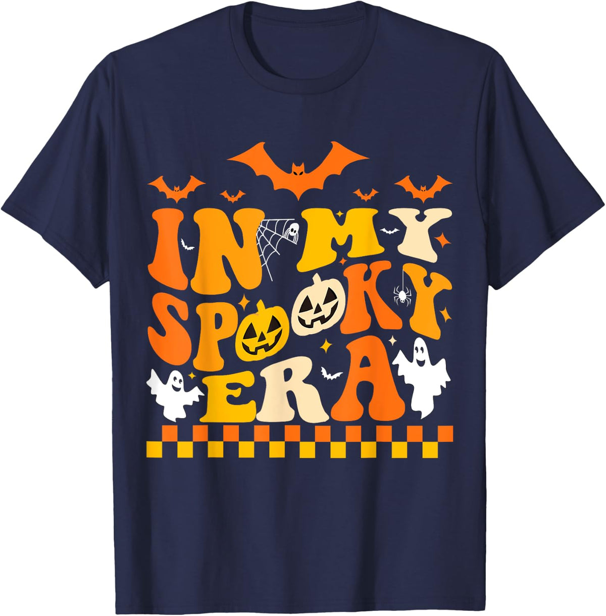 In My Spooky Era Halloween Ghost Groovy Hippie Halloween T-Shirt
