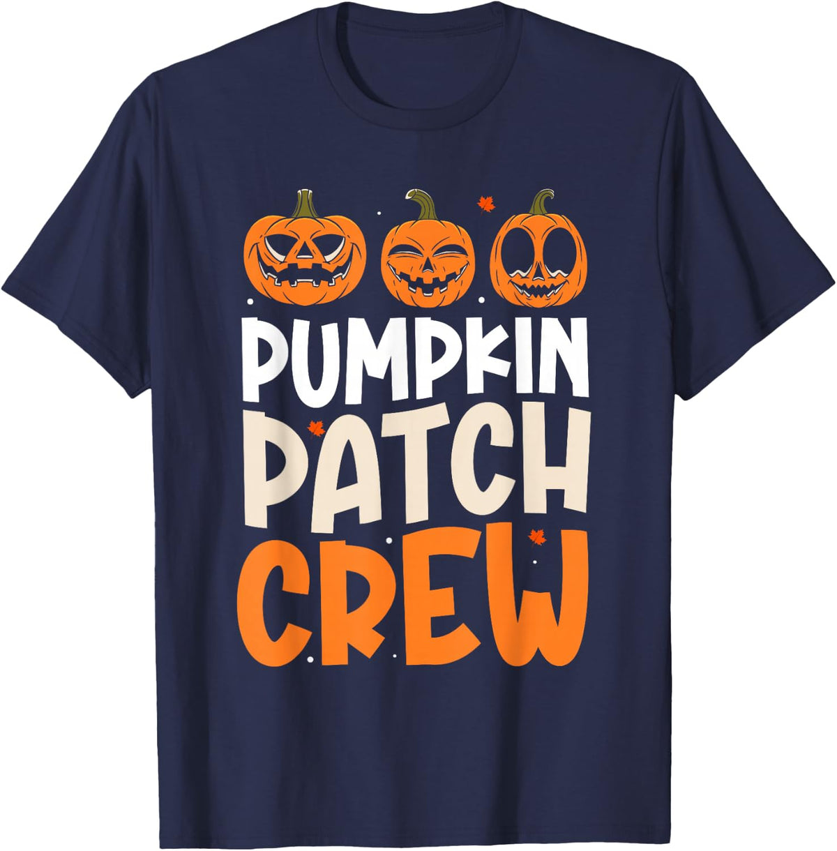 Pumpkin Patch Crew Matching Family Halloween Costume Funny T-Shirt