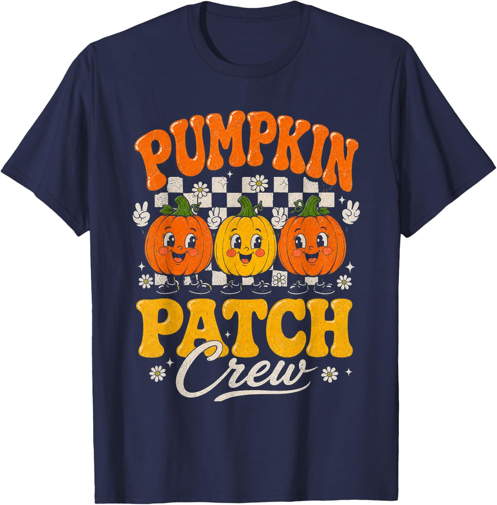 Pumpkin Patch Crew Cute Halloween Pumpkins Fall Autumn T-Shirt
