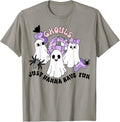Ghouls Just Wanna Have Fun Groovy Halloween Costume Girls T-Shirt