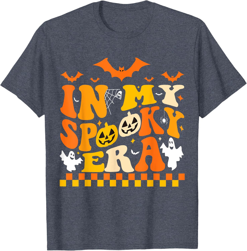 In My Spooky Era Halloween Ghost Groovy Hippie Halloween T-Shirt