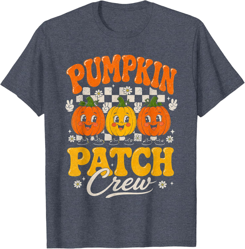 Pumpkin Patch Crew Cute Halloween Pumpkins Fall Autumn T-Shirt