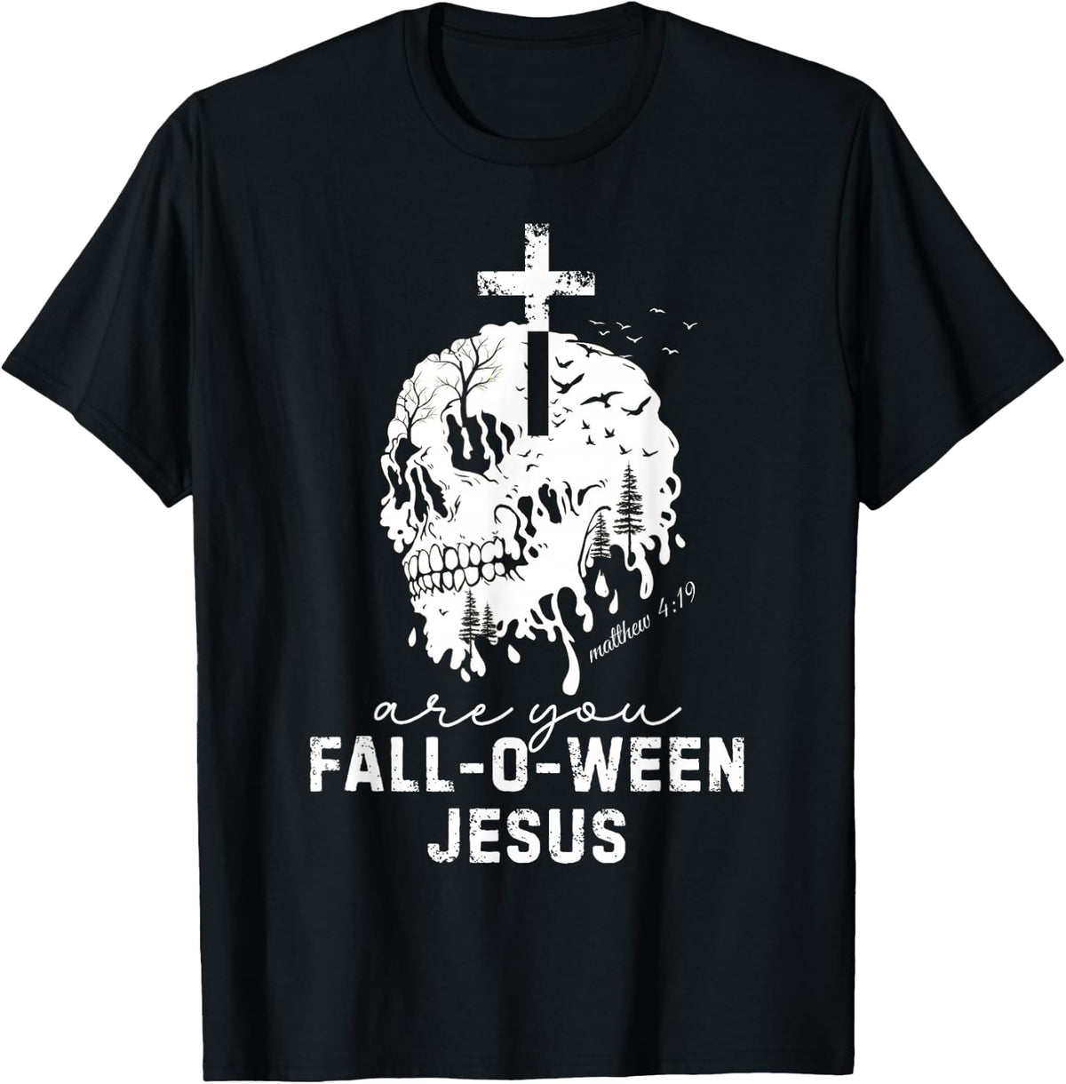 are You Falloween Jesus Halloween Spooky Season T-Shirt