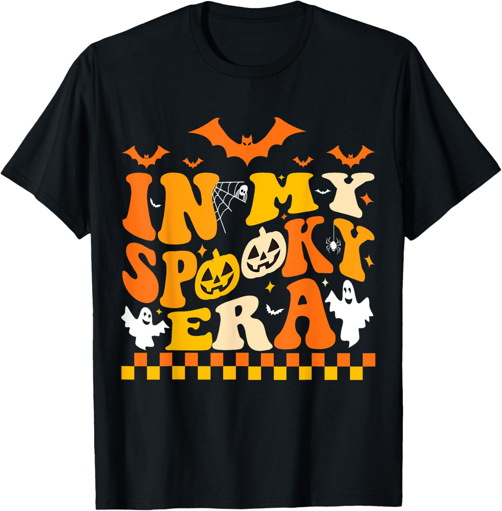 In My Spooky Era Halloween Ghost Groovy Hippie Halloween T-Shirt