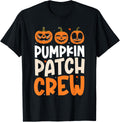 Pumpkin Patch Crew Matching Family Halloween Costume Funny T-Shirt