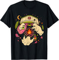 Halloween Camping Ghost Camper Family Vintage Spooky Season T-Shirt