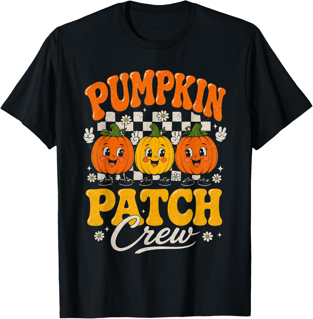 Pumpkin Patch Crew Cute Halloween Pumpkins Fall Autumn T-Shirt