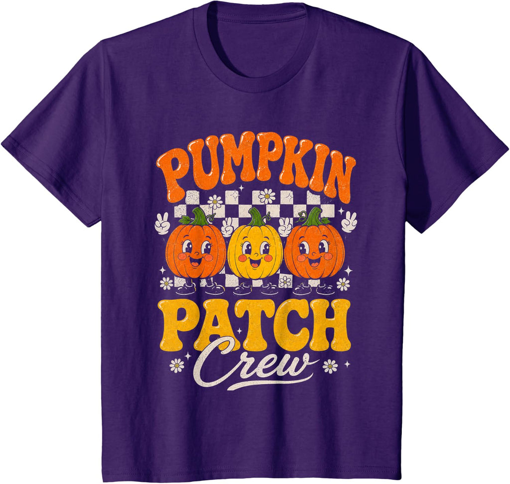 Pumpkin Patch Crew Cute Halloween Pumpkins Fall Autumn T-Shirt